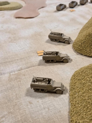 Israeli Mortar battery In position
