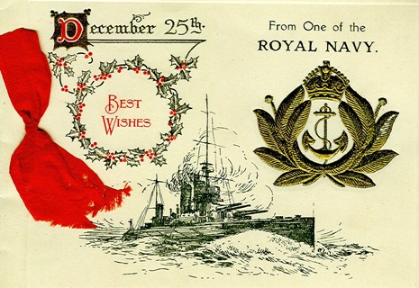 Vintage Xmas Card RNVR