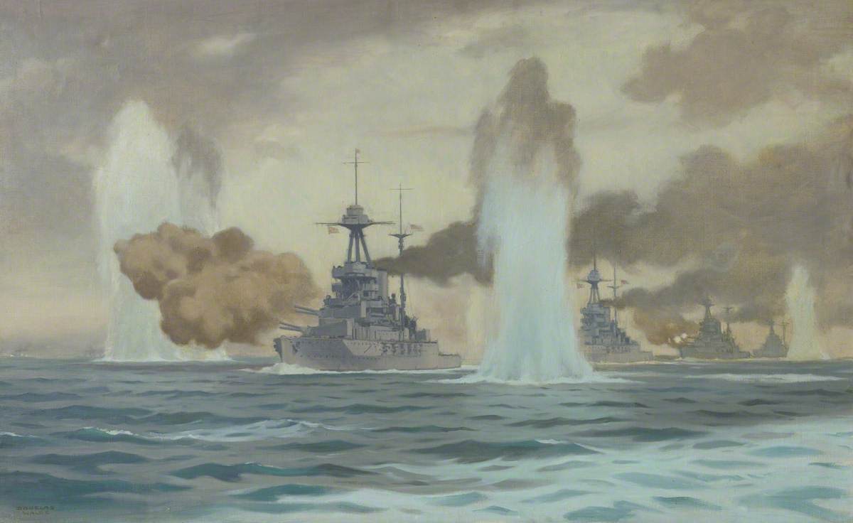 The Fifth Battle Squadron at the Battle of Jutland, 31 May 1916