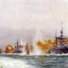 1 British Battle Cruisers opening fire Lionel Wylie