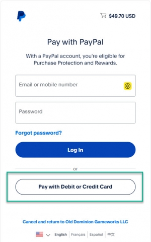 Test - ODGW Checkout with PayPal 01